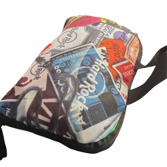 Hard Rock Cafe Colorful Graphic Backpack great for travel NWOT - Picture 10 of 12